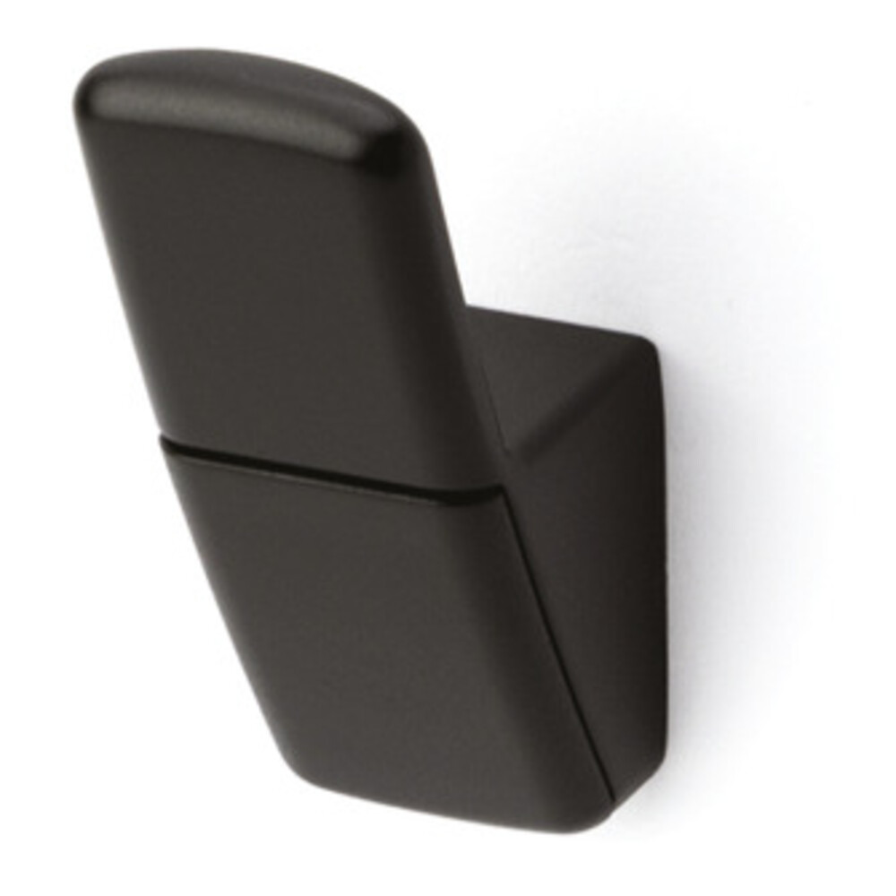 Coat Hook Sgl 46x18x28mm Zinc Alloy w Plastic Cvr MB