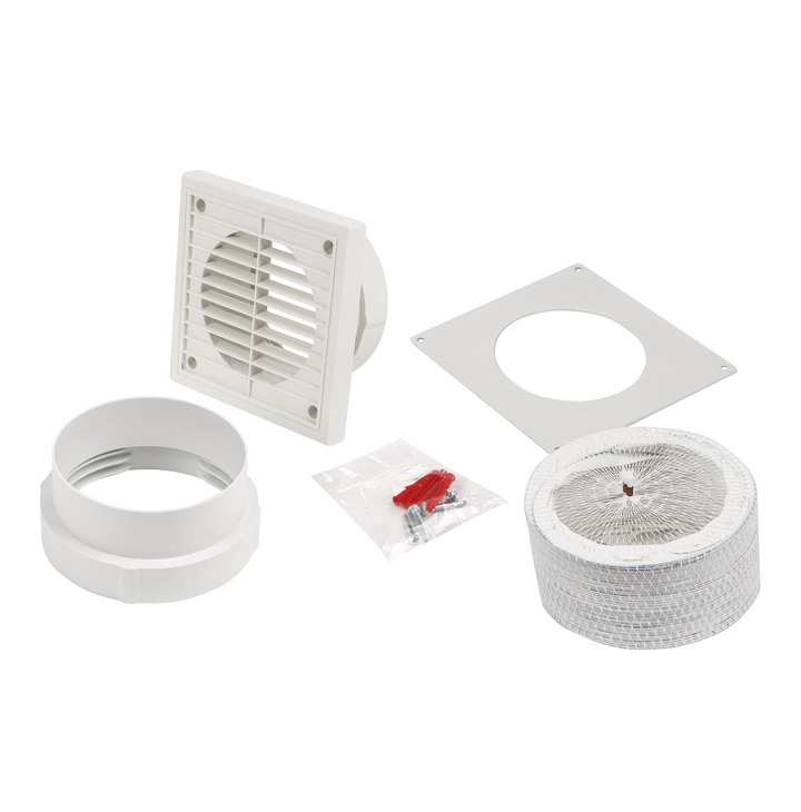Manrose 150mm Flx Duct Kit Fixed 1m Wht 536.84.937
