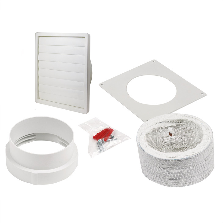 Manrose 125mm Flx Duct Kit Grv 1m Wht 536.84.938