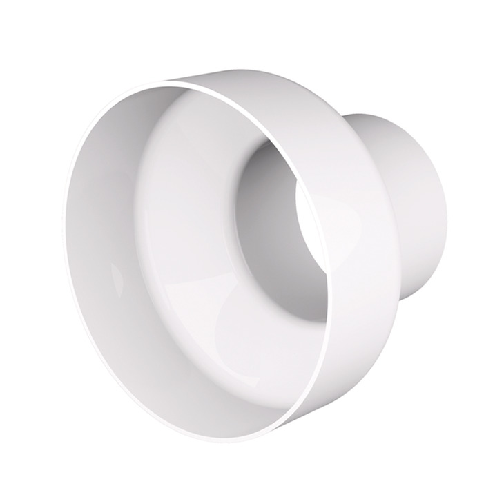 Manrose 150-100mm Rnd Pipe Rdcr PVC Wht 536.84.955