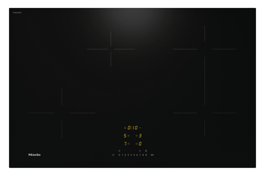 Miele KM7373FL 80 Hob Ind 4Z Black/Gls 535.74.019