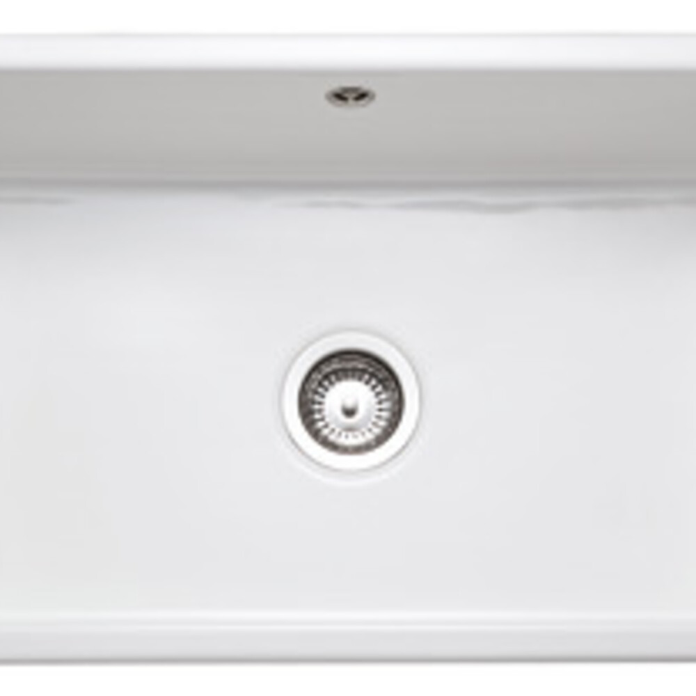 Rectangle Belfast CFBL795WH 1.0B Sink Cer Wht