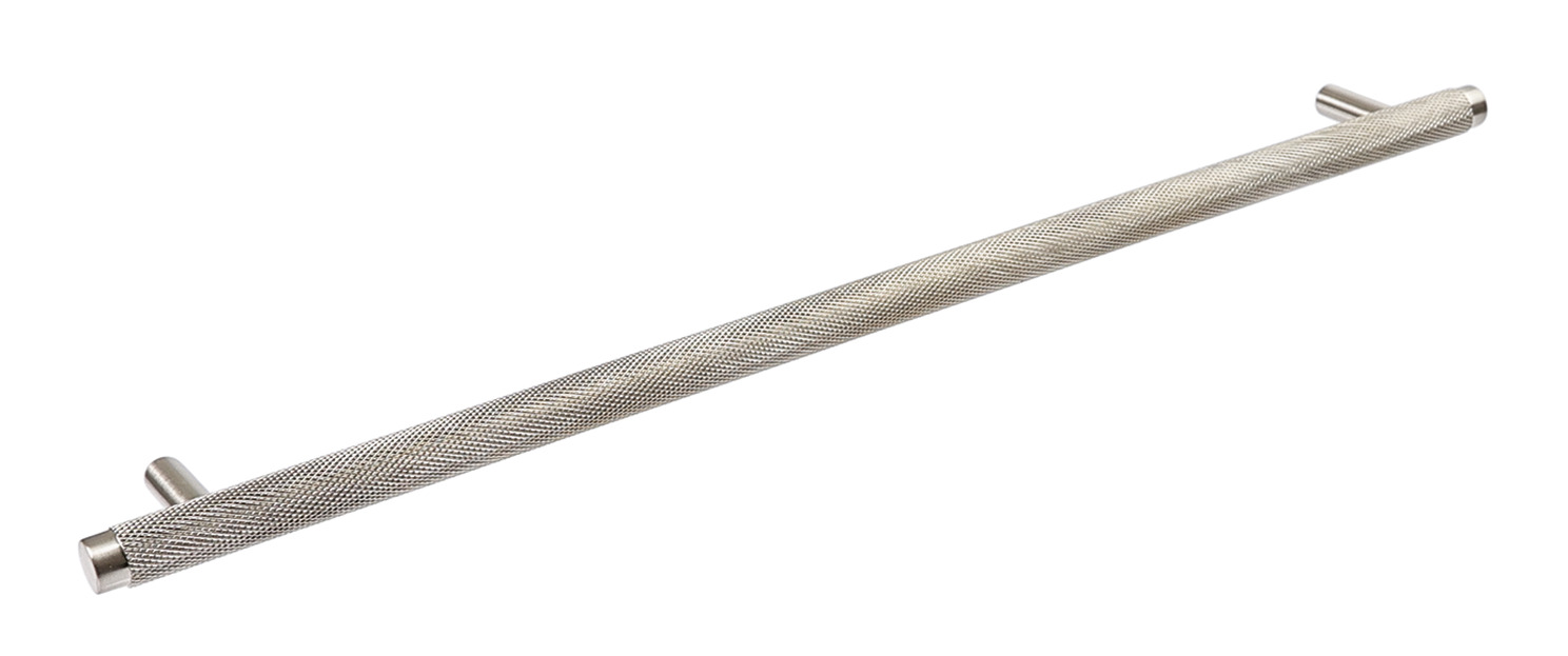 Hendrix Knurl Brs Pull Handle 320mm Fixing Centres BN