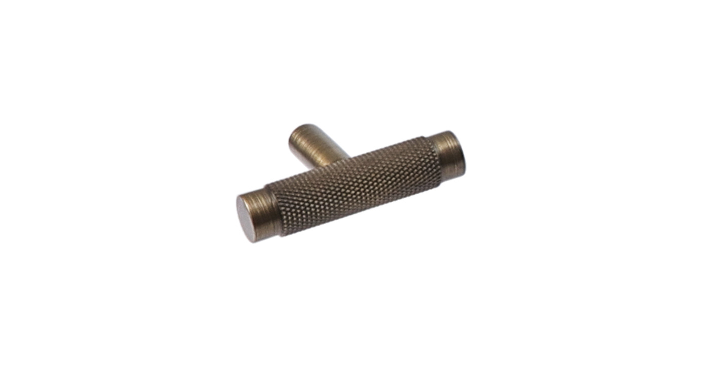 Hendrix Knurl Brs T Knob AB 100.01.412