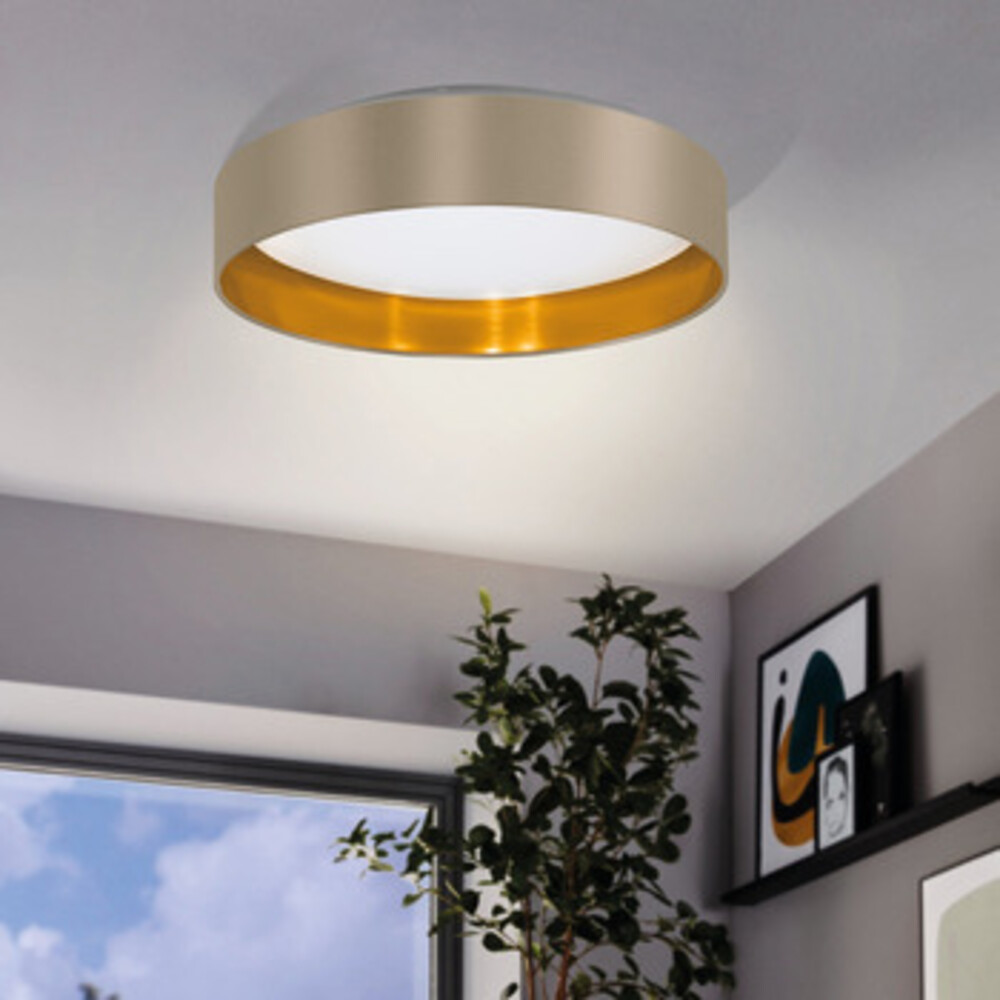 Eglo Maserlo 2 LED CL D380 14.6W Tpe/Gld