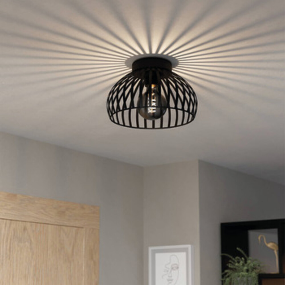 Eglo Mogano 3 CL D280 1x40W E27 Black