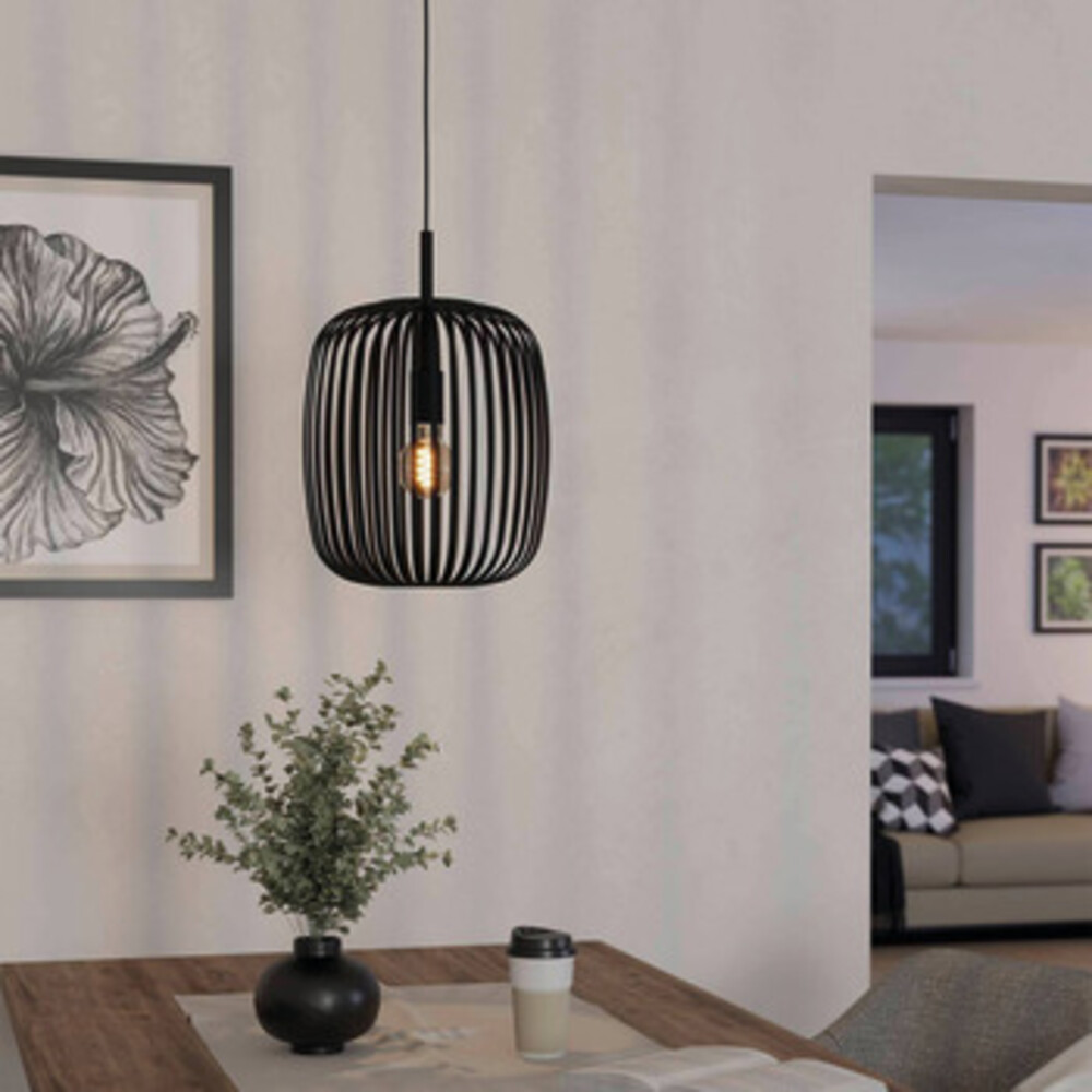 Eglo Romazzina Plastic D325 1x40W E27 Black