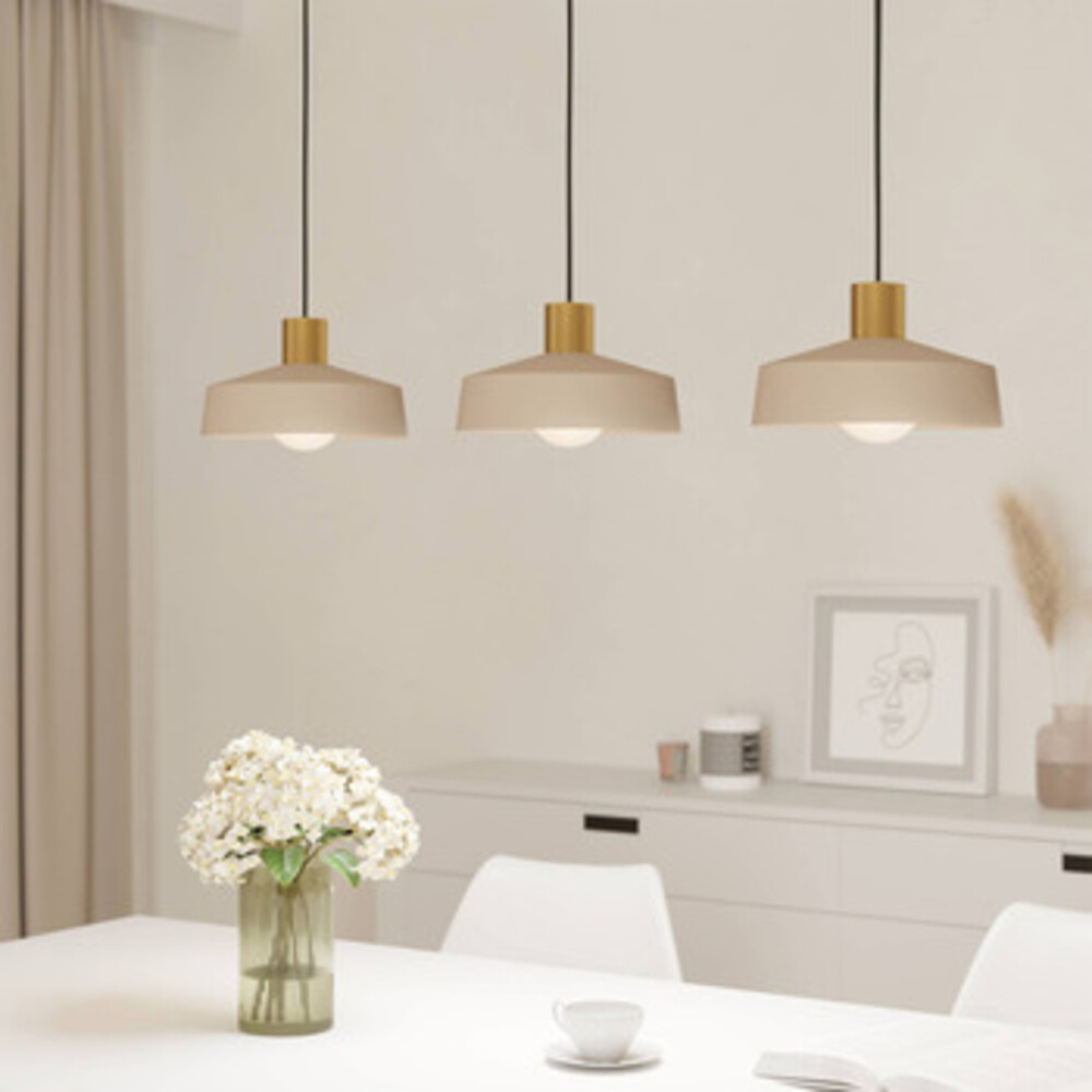 Eglo Valdiola 3 Plastic L930 3x40W E27 Sdy/Brass