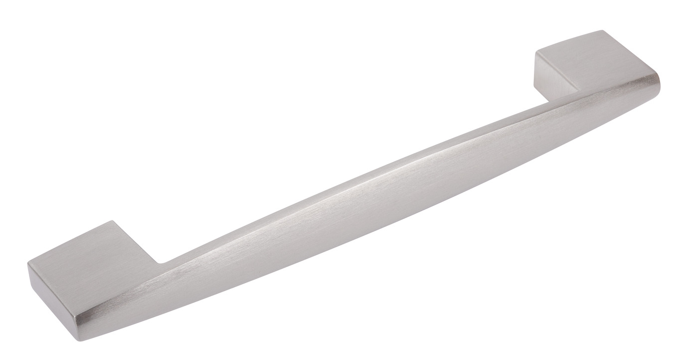 Tapered D Handle Aluminium Bru Nickel 160mm Fixing Centres x20 109.48.001