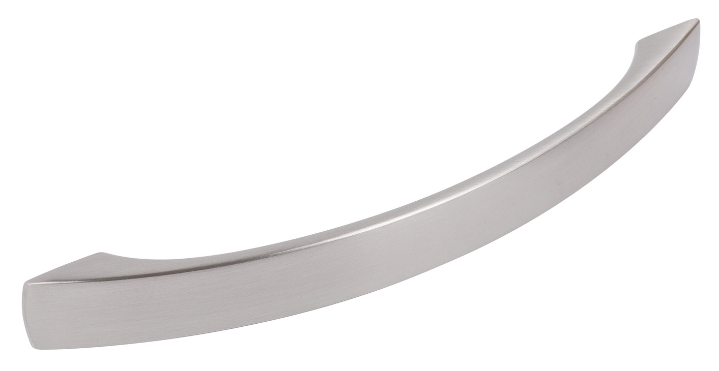 Strap Handle Aluminium Bru Nickel 160mm Fixing Centres x20 109.48.003