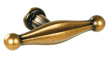 Regency T Knob Zinc Alloy Antique Brz 67x32mm