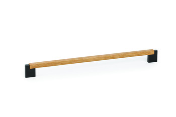 Duo Mini D Handle Aluminium Lava/Oak 320mm Fixing Centres