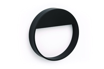 Bau Handle Zinc Alloy Matte Black D90x17mm