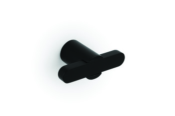 Fusion T Knob Zinc Alloy Bru Matte Black 58x31.5mm