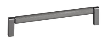 Brooklyn Pull Handle Aluminium T.Black 160mm Fixing Centres