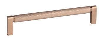 Brooklyn Pull Handle Aluminium Brsh Brz 160mm Fixing Centres