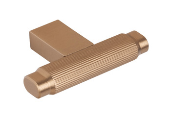 Brooklyn T Knob Aluminium Brs Cava 55x37x10mm