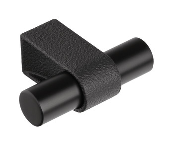 Casey T Knob Aluminium Lava/Black 60x44x21mm