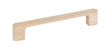 Luv Wood Pull Handle Wood Raw Oak 160mm Fixing Centres 100.00.878