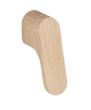 Luv Wood Knob Wood Raw Oak 51x18x31mm 100.00.879