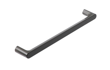 Aqua Pull Handle Zinc Alloy Charcoal 160mm Fixing Centres
