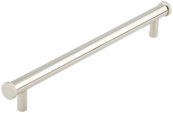 Thaxted Pull Handle Brs Polished Nickel 224mm Fixing Centres