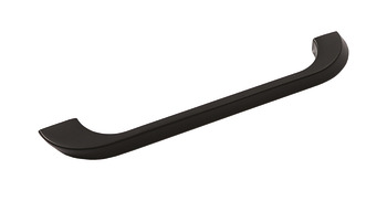 Ashbourne Bar Aluminium Mat Black 160mm Fixing Centres