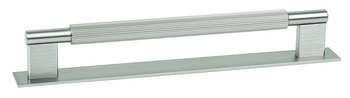 Arpa Pull Handle+BP Aluminium Stainless Steel 1178/589mm Fixing Centres