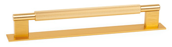 Arpa Pull Handle+BP Aluminium Bru Brs 1178/589 Fixing Centres