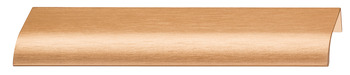 Ona Profile Handle Aluminium Bru Brass 32mm Fixing Centres