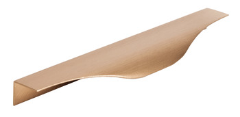 Noma Profile Handle Aluminium Bru Brass 256mm Fixing Centres