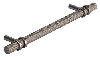 Barchester Pull Handle Dbl Iron SN 320mm Fixing Centres