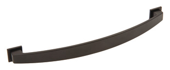 Augusta Bow Handle+BP Zinc Alloy Matte Black 160mm Fixing Centres