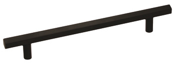 Pencil Pull Handle Steel Matte Black 160mm Fixing Centres