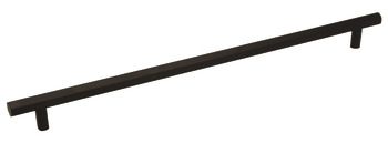 Pencil Pull Handle Steel Matte Black 320mm Fixing Centres