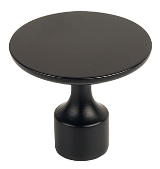 Floid Knob Zinc Alloy Matte Black D35x30mm