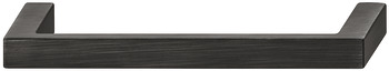 Verona D Handle Zinc Alloy Bru Black Used 128mm Fixing Centres