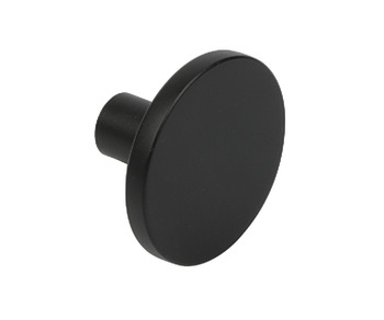 Como Knob Zinc Alloy Matte Black D41x25mm