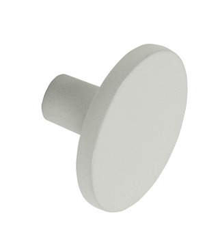 Como Knob Zinc Alloy Matte White D41x25mm