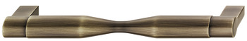 Omnia Pull Handle Zinc Alloy Brass Antique 160mm Fixing Centres
