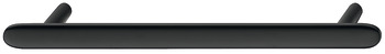 Pebble Pull Handle Zinc Alloy Matte Black 160mm Fixing Centres