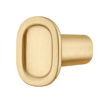 Concavo Knob Zinc Alloy Bru Gld Col 24x29mm