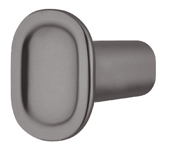 Concavo Knob Zinc Alloy Titm Col 24x29mm