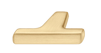 Conica Knob Zinc Alloy Gold Col Bru 47x32mm