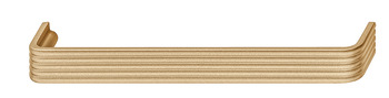 Arno Pull Handle Zinc Alloy Gold Brz Col 160mm Fixing Centres