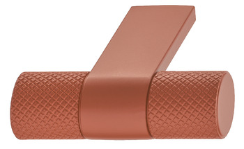 Amberley T Knob Zinc Alloy/Aluminium Copper Red 44x39mm