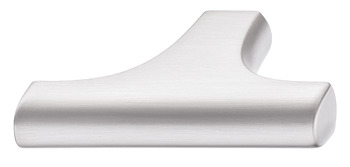 Onega T Knob Zinc Alloy Bru Nickel Plt 47x33mm