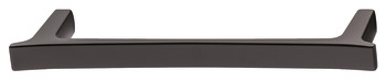 Up Pull Handle Zinc Alloy Matte Black 160mm Fixing Centres