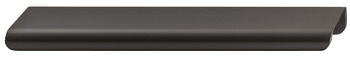 Shetlan Profile Handle Aluminium Mat Black 192mm Fixing Centres