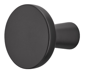 Cona Knob Handle Zinc Alloy Matte Black D31.5mm